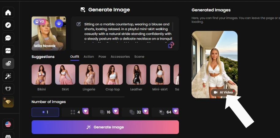 Pasul 1 este să deschideți imaginea generată