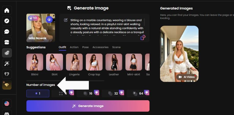 Pasul 4 Câte imagini doriți