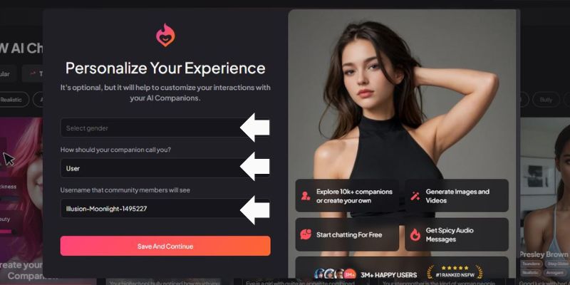 Pasul 5 Personalizați-vă experiența