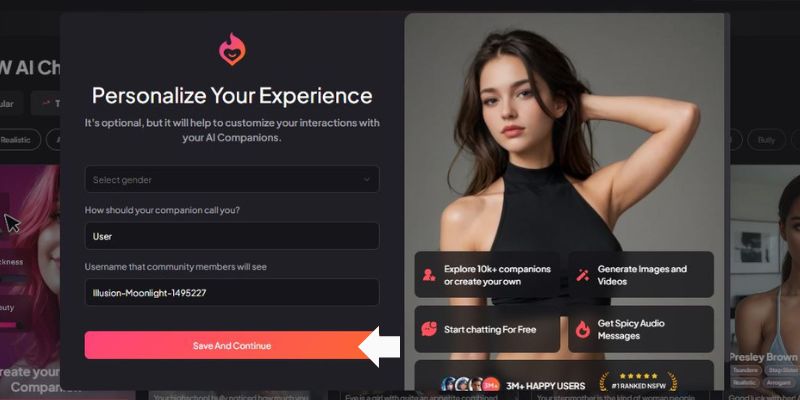 Pasul 6 Faceți clic pe Salvați și continuați